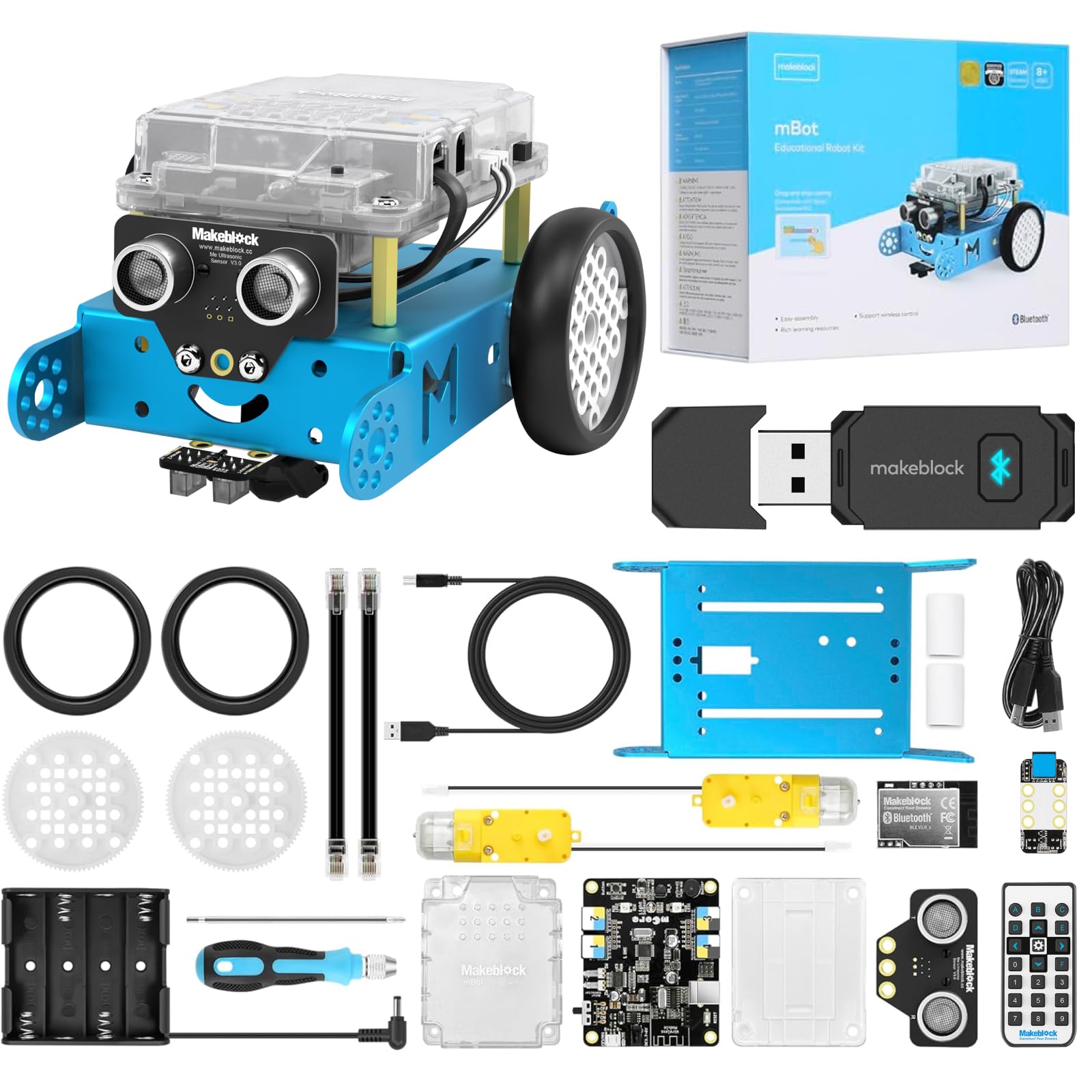Mua mBot Robot Kit with Dongle, 25ft Range Bluetooth Conection, STEM ...