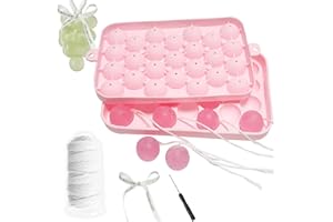 Silicone Grape Soap Mold DIY Soap Making Kit Make Your Own Soaps Handmade Gift for Lover Women Girls Mother with Sturdy Cotto