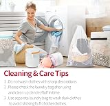 Eono Mesh Laundry Bags 5 Set Delicates Protectors - 1XL+2L+2M view 6
