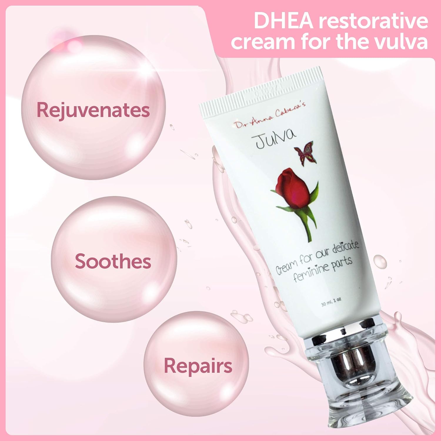 Julva Vaginal Cream Personal Moisturizer Vaginal Health Moisturizer