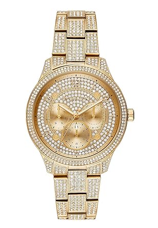 Michael Kors Damen Analog Quarz Uhr mit Edelstahl Armband MK6627