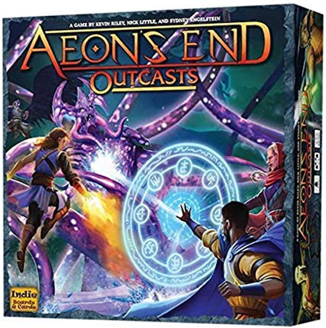 Indie Boards and Cards - Aeon's End: Outcasts - Board Game , Blue, 28 x 9.5 x 28 cm