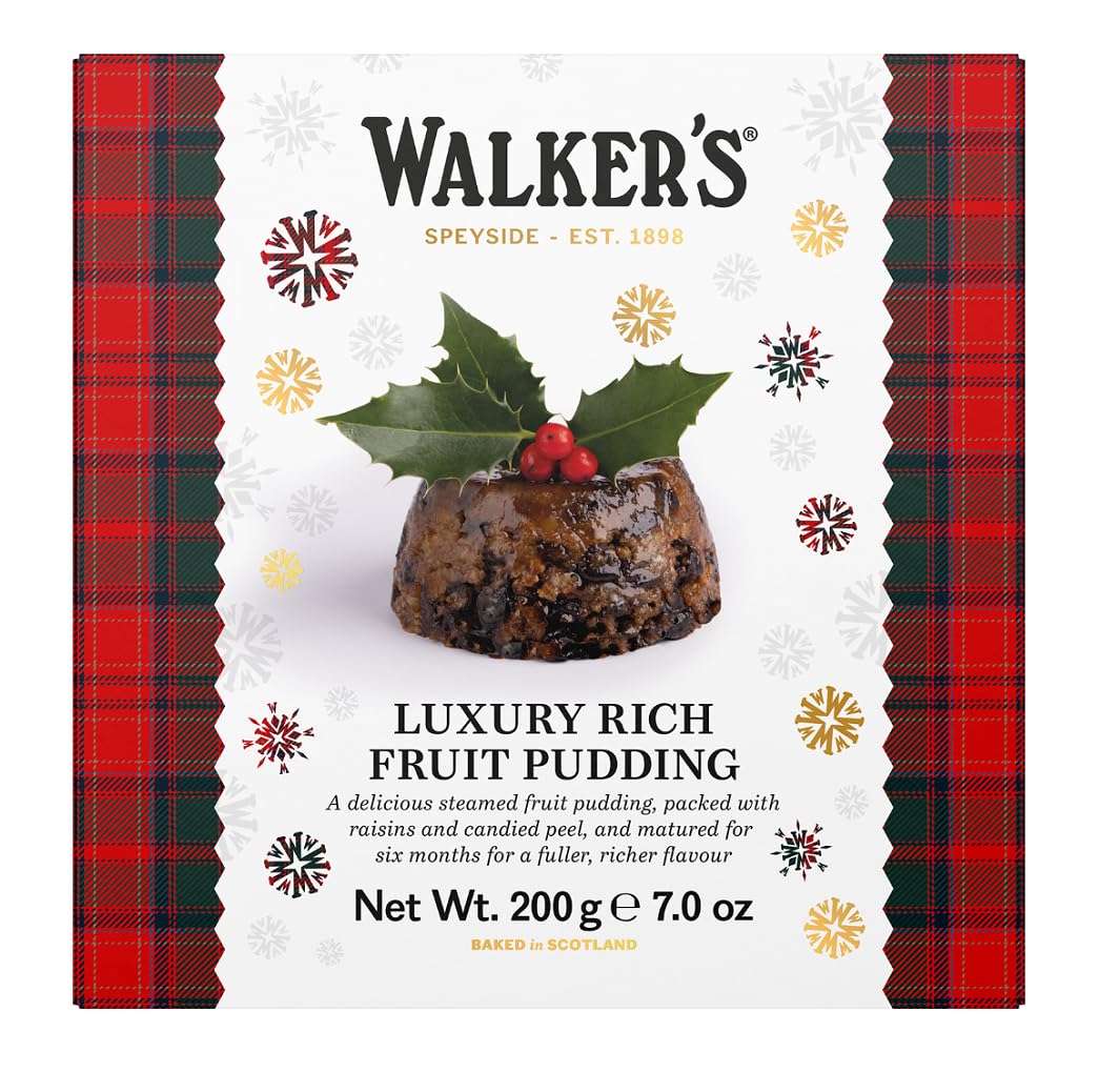 Walkers Plum Pudding, 7 Ounce
