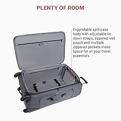 SwissGear Sion Softside Expandable Luggage, Dark