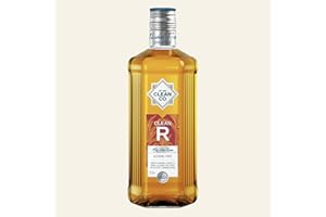 CleanCo Clean R Alcohol-Free Spiced Rum Alternative | Award-Winning Zero Proof Spirits | Sugar Free Low Calorie No Sweeteners | Vegan & Gluten-Free | Alcohol Free Cocktails | 23.7fl oz (700ml)