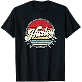 Retro Hurley Home State Cool 70s Style Sunset T-Shirt