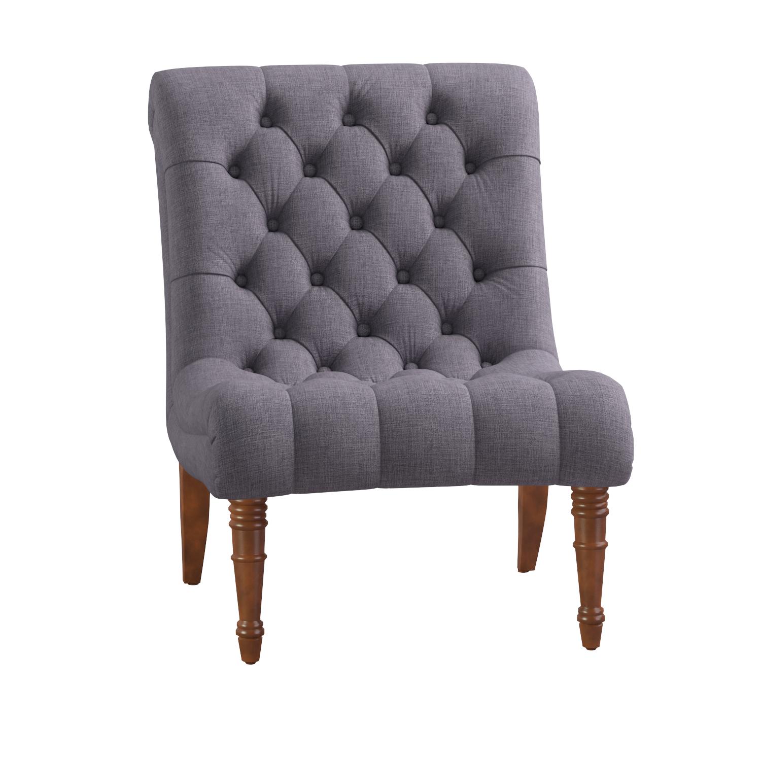 grey accent chair