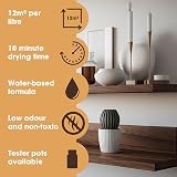 Furniture Clinic Wood Stain Warm Graphite 250ml Water-Based Non-Toxic view 5