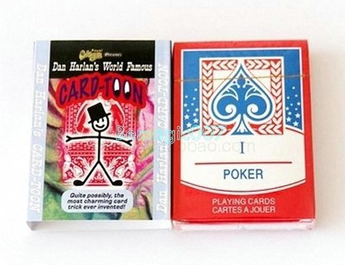 Amazon Com Card Tricks Magic Dan Harlan S Card Toon 1 Toys Games