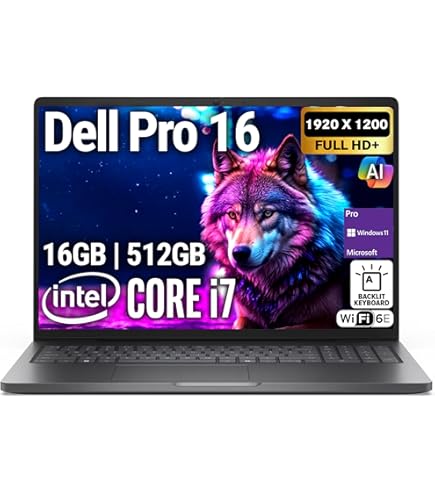 Amazon.com: Dell Pro 16 PC16250 (Replaces Latitude 3550) 16” WUXGA