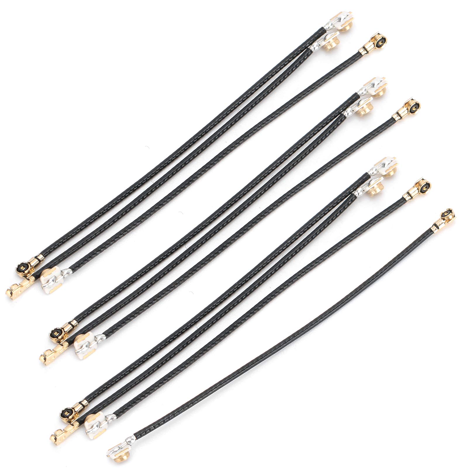 Yunseity 10Pcs IPEX-4 to IPEX-1 Cable, IPEX-4 ipex MH4 Gen4 UFL Female to IPEX-1 Connector, for Intel BCM94360HMB, BCM94352Z, AX200, 9260, 8265