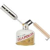 Snow Peak GigaPower Compact Folding Torch, Lightweight Fire Starter | Easy to Use BBQ Lighter, For Campires and Grills, Designed in Japan, Essential Tool for Outdoor Grilling