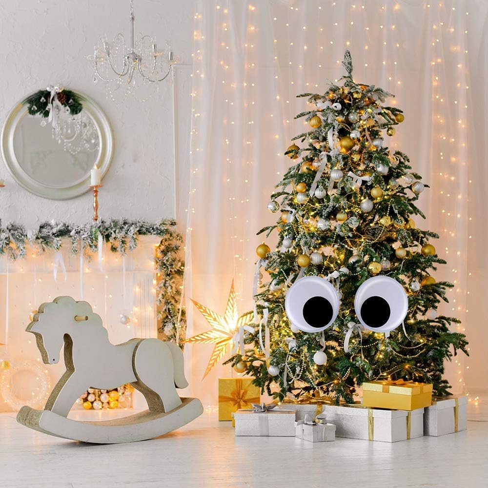 ExeQianming Wiggle Eyes, 4pcs Large Giant Self Adhesive Googly Eyes for Halloween Party Handmade DIY Crafts 76mm/3 Inch - Image 5