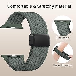 Braided Stretchy Band Compatible with Apple Watch