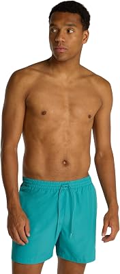 Short de Bain Homme Medium Drawstring Mi-Long, Turquoise (Hazy Teal), XXL