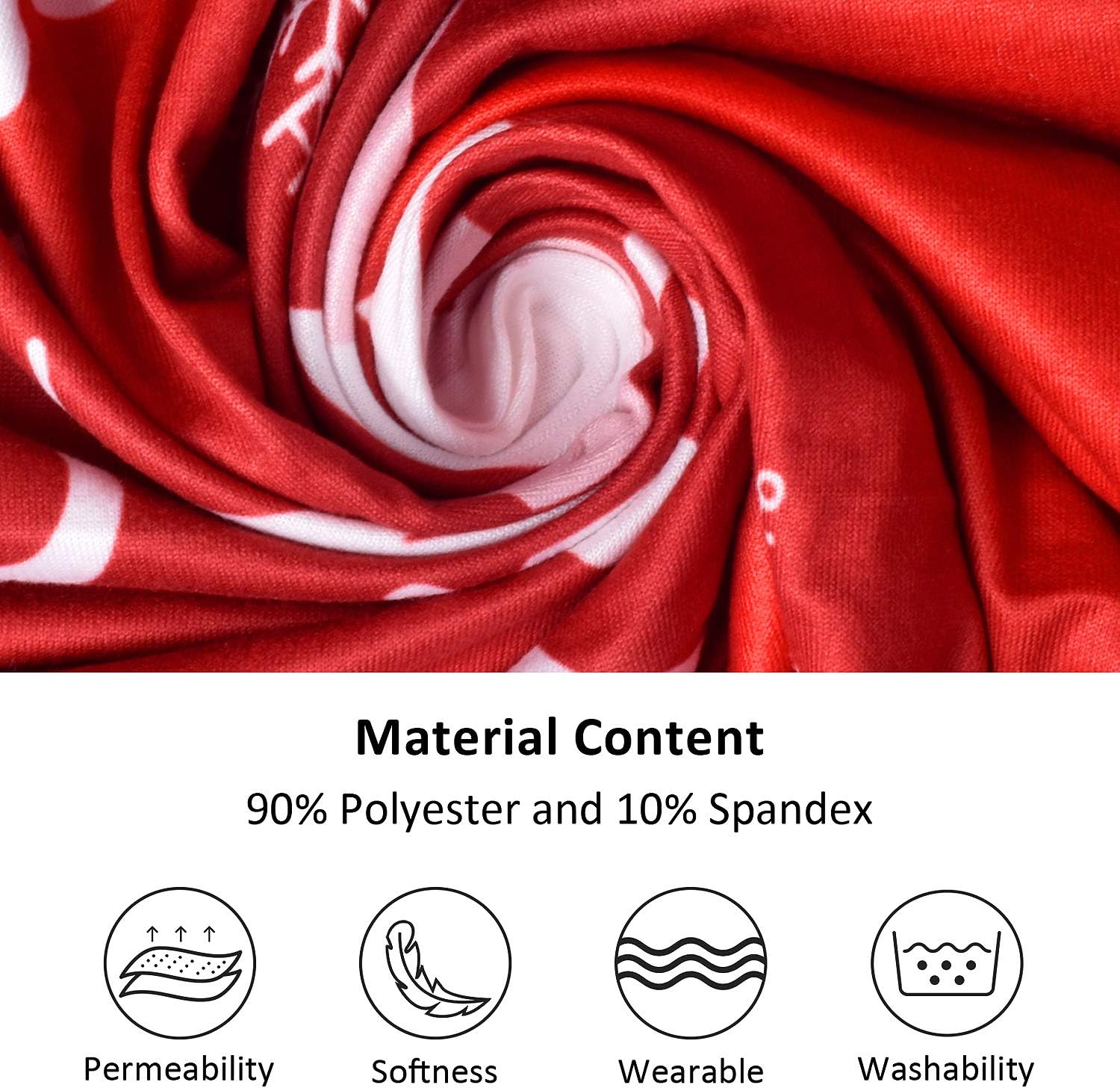 Dining Chair Cover Stretch Washable Chair Seat Protector for Dining Room, High Back Slipcovers Persons Chair Cover for Christmas Kitchen Decoration Restaurant Holiday Festival Party Decor Set of 4: Kitchen & Dining