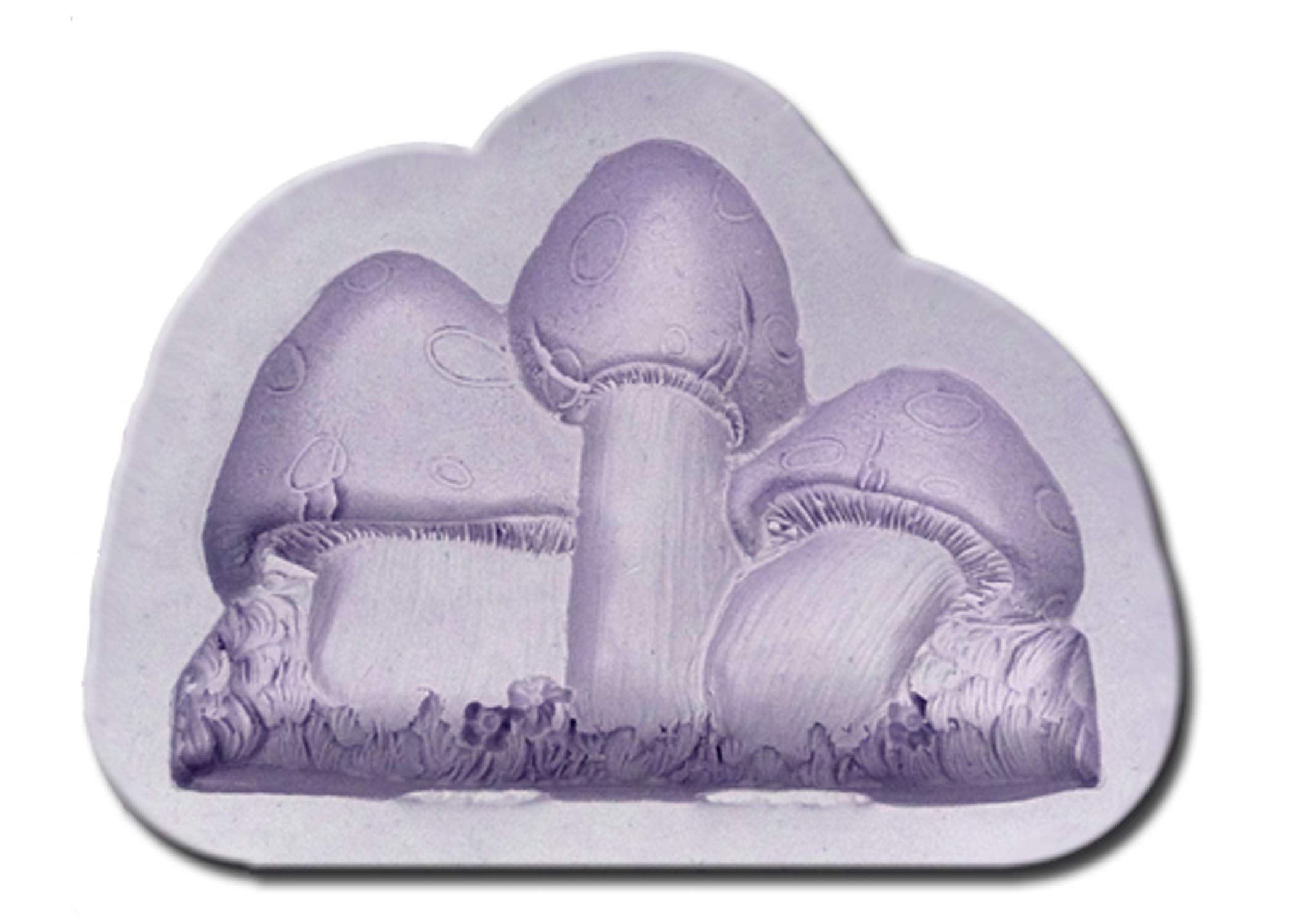 Toad STOOLS TOADSTOOLS Magic Mushrooms Silicone Rubber Craft Cake Decorating Mould Mold