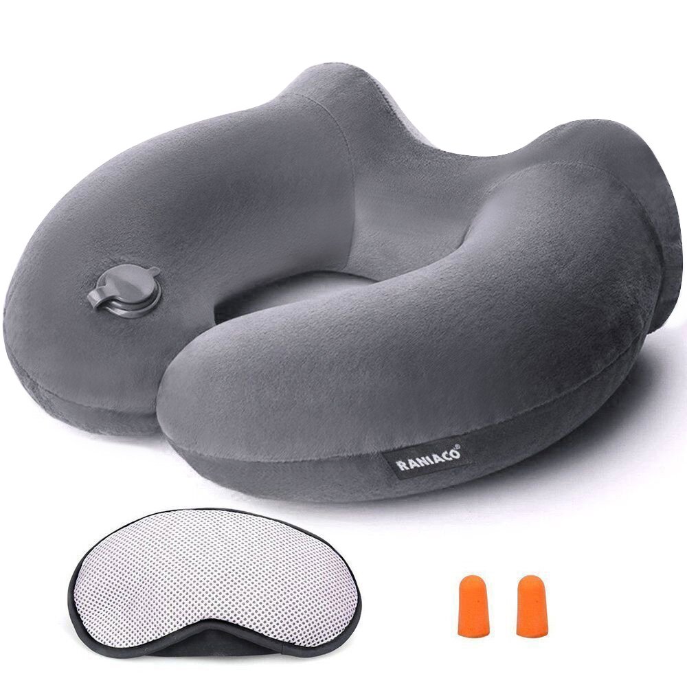 Raniaco Almohada de Viaje Ergonómica y Suave