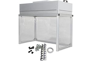 LGXEnzhuo Vertical Laminar Flow Hood Air Flow Clean 47.24x23.62x29.13in Workbench Aluminum Bench Dust Free Room Workshop for 