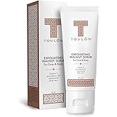 Exfoliating Face Scrub - Exfoliate Scrub - Face and Body; Walnut Facial Exfoliator. Great Exfoliant for Women or Men