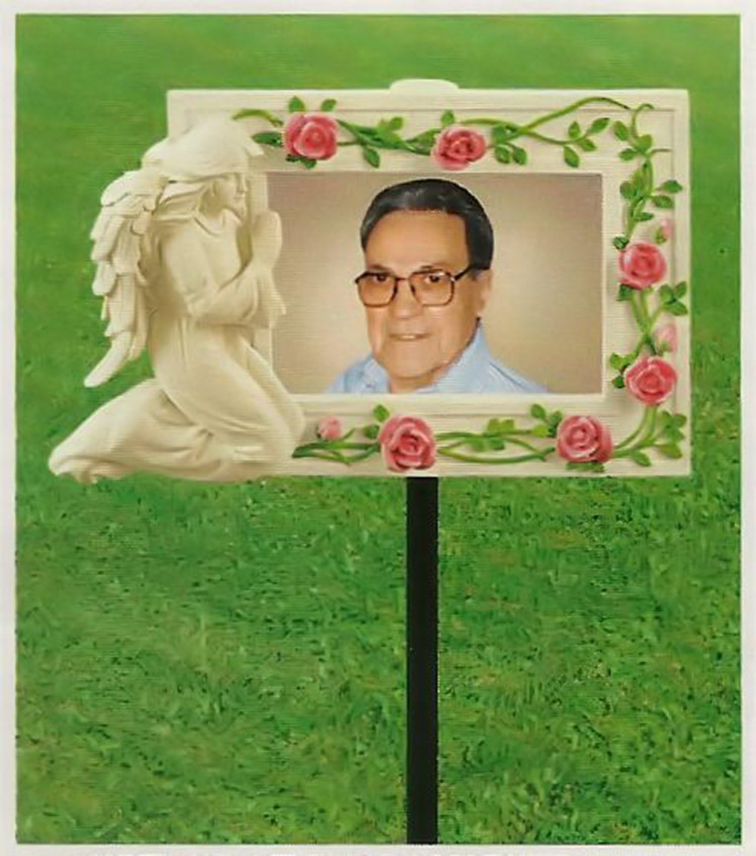 Grave Markers Ceramic Memorial Angel Photo Frame