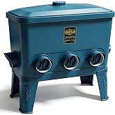 Large Automatic Port Chicken Feeder-Chicken Coop Accessories, No Waste Poultry Feeder, 50 Pounds