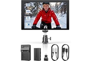 Eyoyo 7-inch Camera Field Monitor: 1280x800 IPS Mini HDMI Video Monitors, Screen Mirroring for iPhone, Battery Powered Portable Monitor for DSLR Photography PC Computer Security Monitoring Raspbery Pi