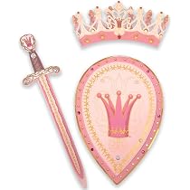 Amazon.com: Liontouch - Queen Rosa Toy Sword, Shield & Crown for ...