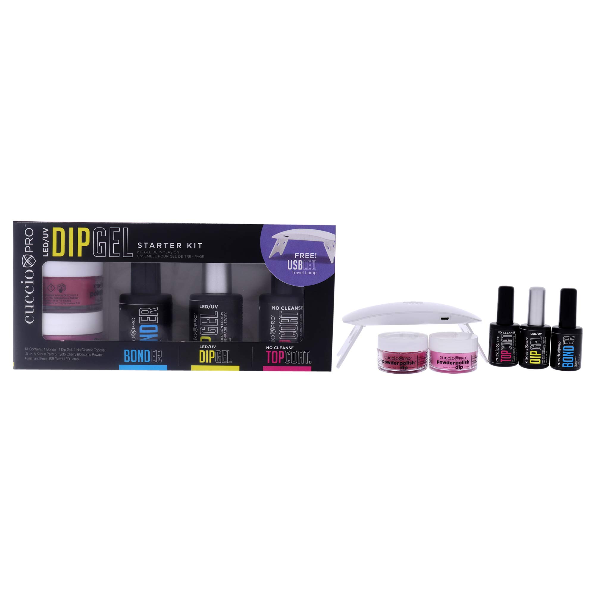 Cuccio Colour Led-Uv Dip Gel Starter Kit For Women 6 Pc