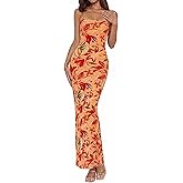 BTFBM Womens Maxi Dress 2026 Spring Floral Sexy Spaghetti Straps Sleeveless Bodycon Summer Beach Wedding Guest Dresses