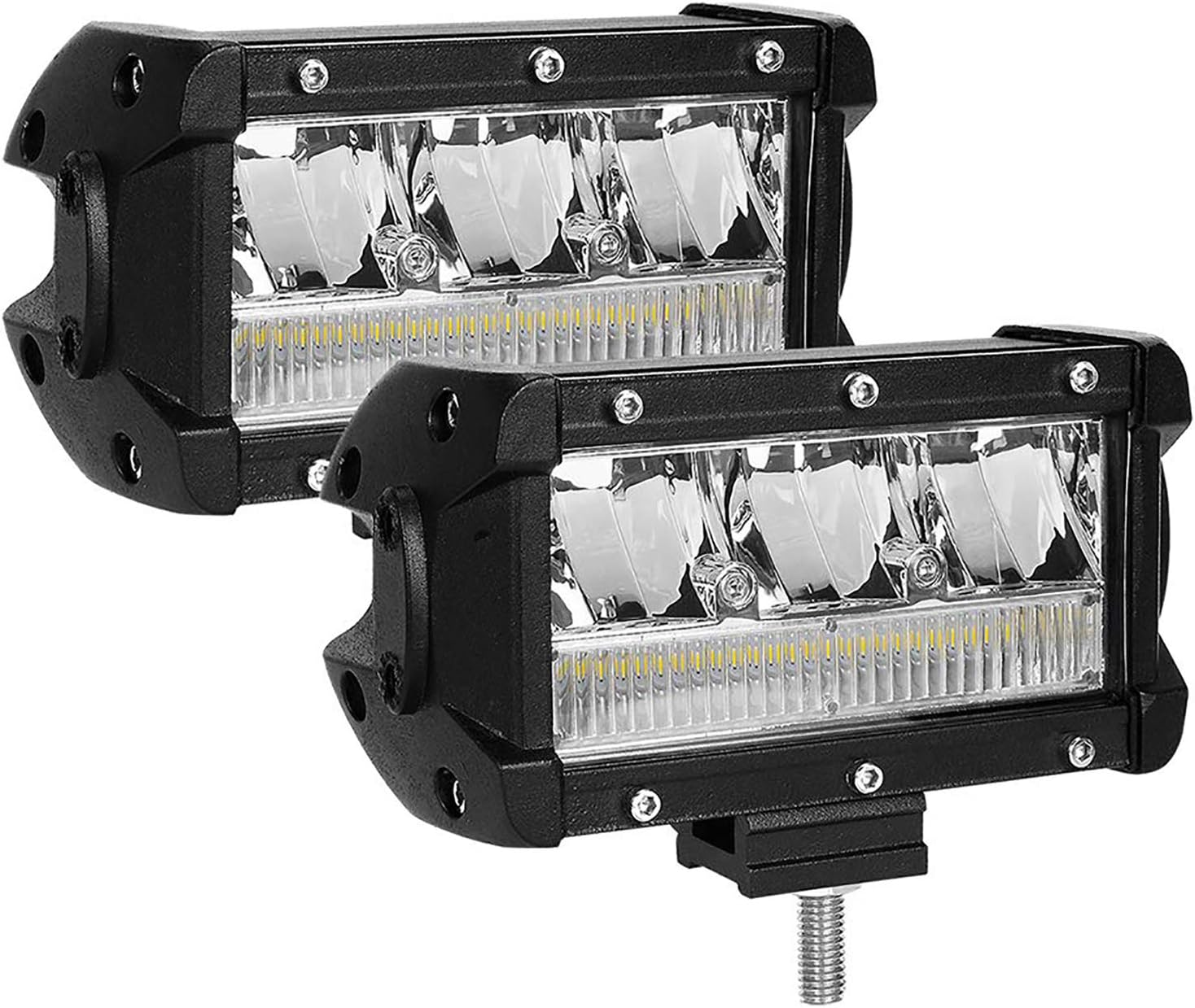 AutoFeel LED Light Bar Kit 32 Inch 35000LM Flood Spot Beam Combo White LED Light Bars 6000K