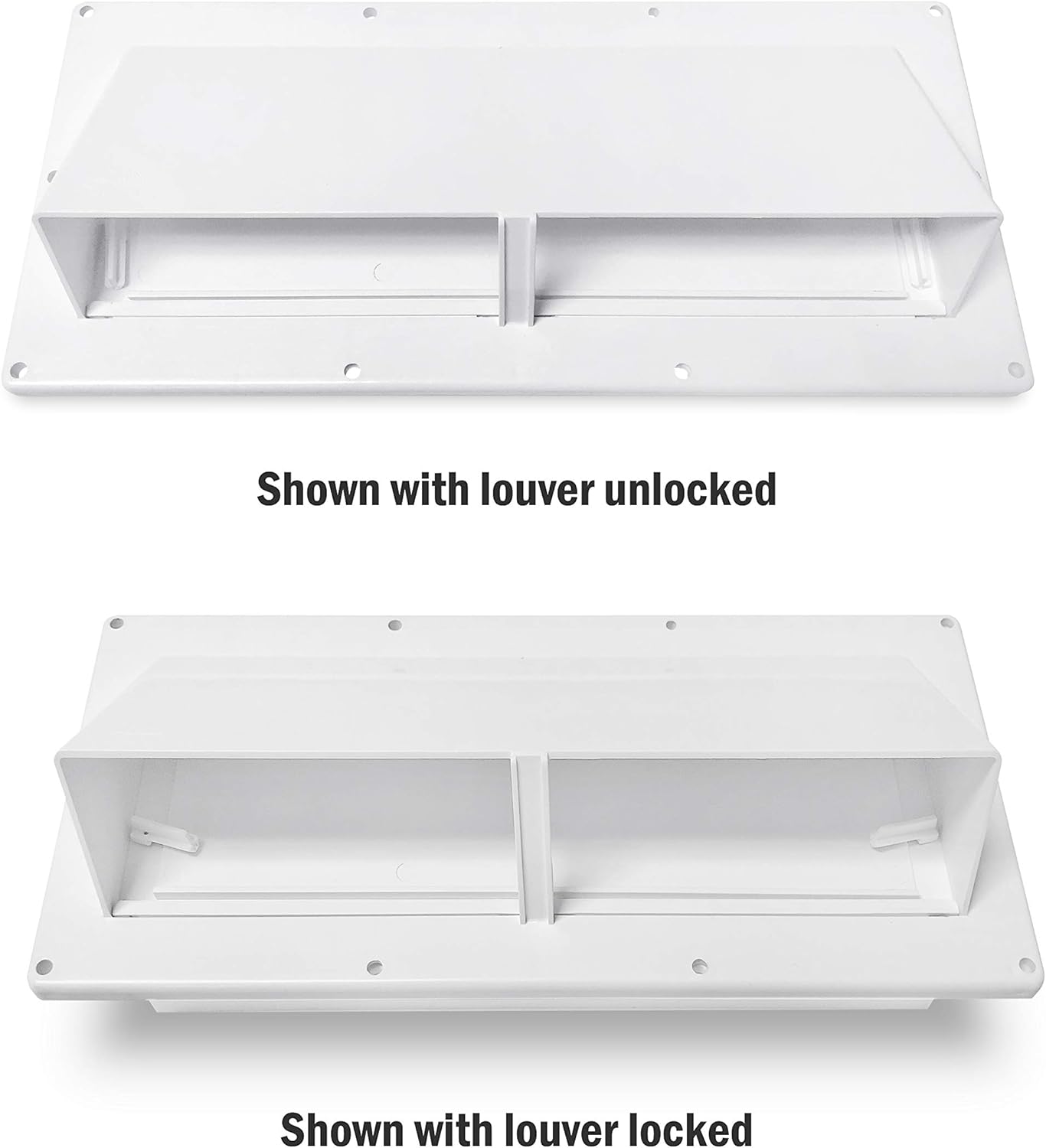 Camp'N RV Exhaust Vent Cover - RV Range Hood Vent/RV Range Hood Cover (White): Automotive