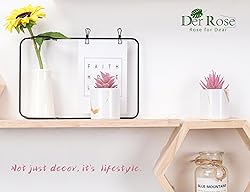 Der Rose Set of 2 Succulents Plants Artificial Mini