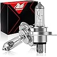 WinPower HS1 PX43T Halogen Bulb, 12V 35/35W 4300K Bright White Motorcycle High Low Beam Headlight Replacement, Pack of 2