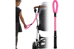 ONEDONE Stroller Handle for Toddler Travel 20" Stroller Strap for Kids to Hold Handle for Strollers, Wagons, Shopping Carts S