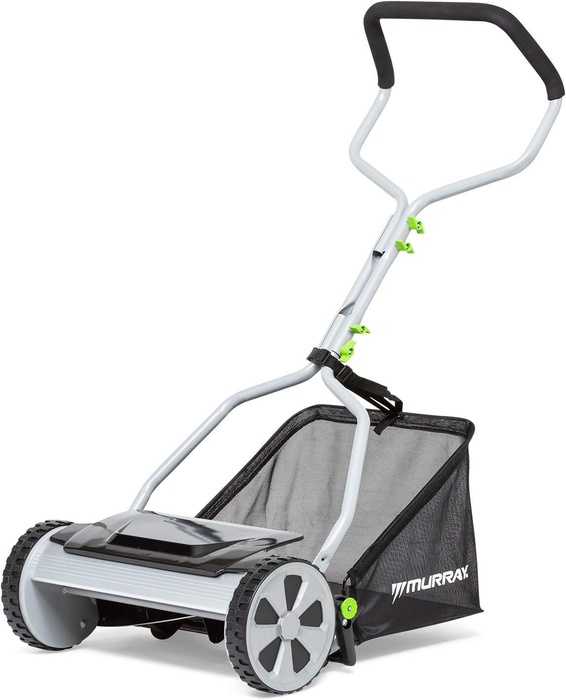 Murray HM400 Hand Push Cylinder Mower, 40 cm (16 Inch) 20 Litre Collection Bag BigaMart