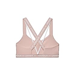 Under Armour Women's Crossback Low Bra, Dash Pink