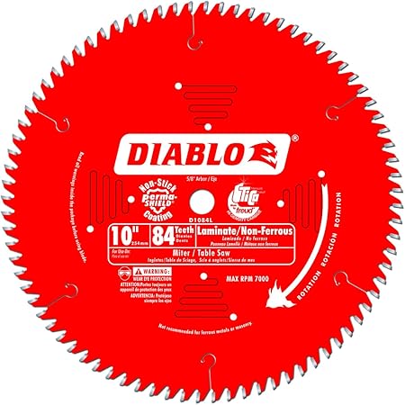 Freud D1084l 10 Inch Diameter 84t Tcg Saw Blade With 5 8 Inch