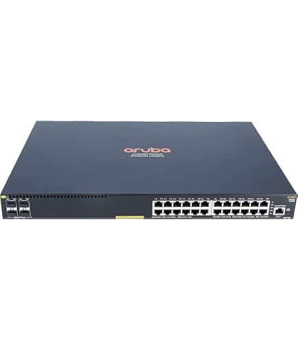 Amazon.com: HPE Aruba 2930F 24G PoE+ 4SFP Switch - 24 Ports