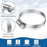 Bolatus Stainless Steel Hose Clips 12-20mm 10Pcs Worm Drive Clamps view 4