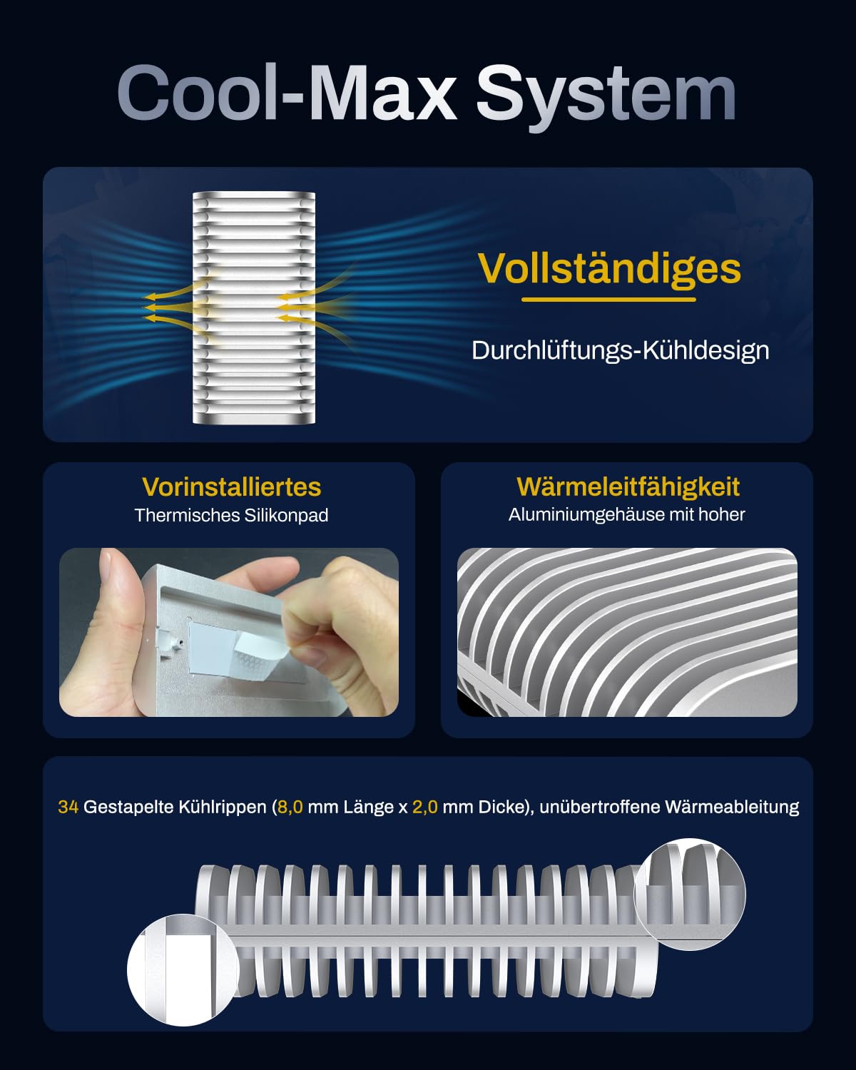 TERRAMASTER D1 SSD Plus 40Gbps M.2 NVMe SSD Gehäuse - Aluminium M.2 Gehäuse USB Typ-C, Kompatibel mit USB 4/3.2/3.1/3.0/2.0, Thunderbolt 5/4/3, Mobile App für Datensicherung inklusive (Diskless) 5