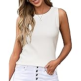Arach&Cloz Women's Wool Blend Sweaters Non See Through All-Season Business Casual Tank 2026