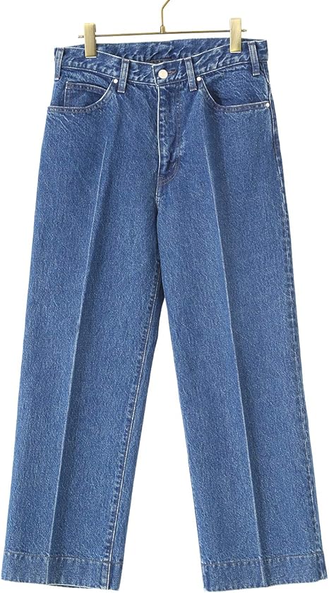 Amazon Uru ウル Cotton Denim Straight Wide Pants コットンデニム ストレート ワイドパンツ デニムパンツ メンズ 2 インディゴ ジーンズ 通販