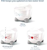 Catit PIXI Drinking Fountain for Cats White with Triple Action Carbon Filter view 5