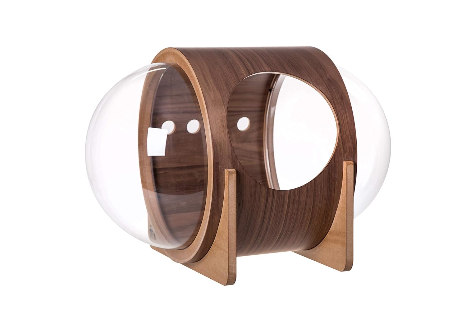 Alpha 宇宙船 B07dxhmv17 寝床 ベッド 猫用 木製 おしゃれ ウォールナット ウォールナット Myzoo オーク ドーム型ベッド いラインアップ