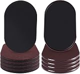 Ezprotekt 8 Pack Large Oval Furniture Sliders Carpet & Hard Floor 9.5x5.75