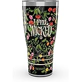 Tervis Traveler Wicked: For Good - I Feel Wicked Triple Insulated Tumbler Travel Cup Keeps Drinks Cold & Hot, 30OZ, Stainless Steel