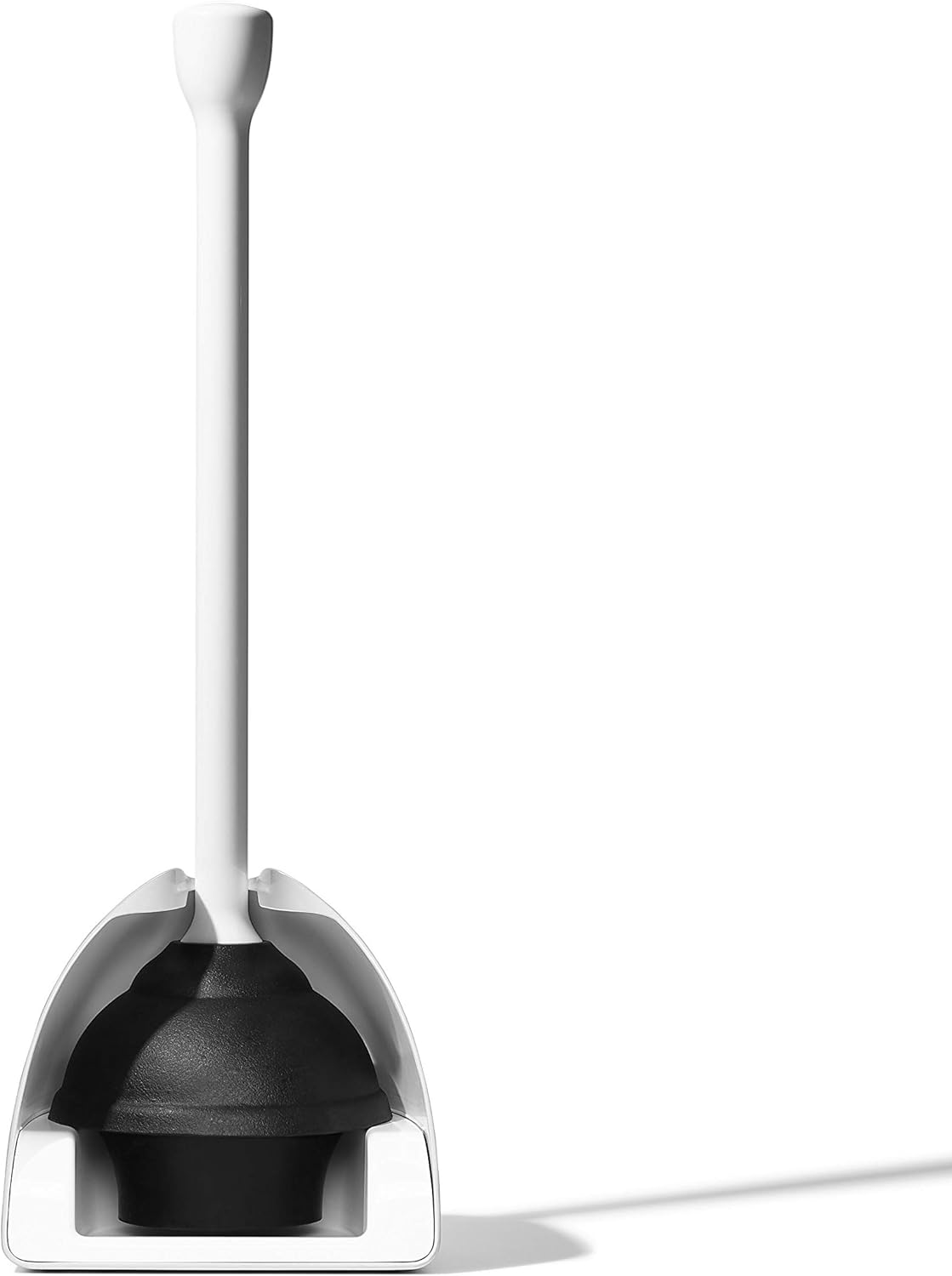 OXO Good Grips Toilet Plunger with Cover,White,: Home & Kitchen