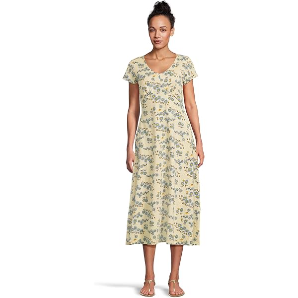 Toad&Co Women's Manzana Square Neck Long Sleeve Dress, Partridge