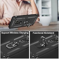 IKAZZ Galaxy S9 Plus Case, Heavy Duty Protective